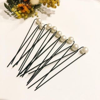 ユナイテッドアローズ(UNITED ARROWS)の✴︎コットンパールピン　9本セット✴︎(ヘアアクセサリー)