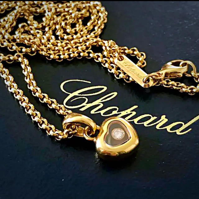 100%正規品 Chopard - ショパール ハッピーダイヤモンド ネックレス ネックレス