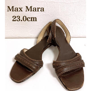 マックスマーラ(Max Mara)のMax Mara マックス マーラ バッグストラップサンダル　サンダル　36(サンダル)