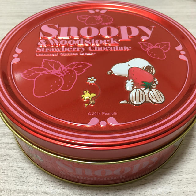 SNOOPY(スヌーピー)のスヌーピーの空き缶 インテリア/住まい/日用品のインテリア小物(小物入れ)の商品写真