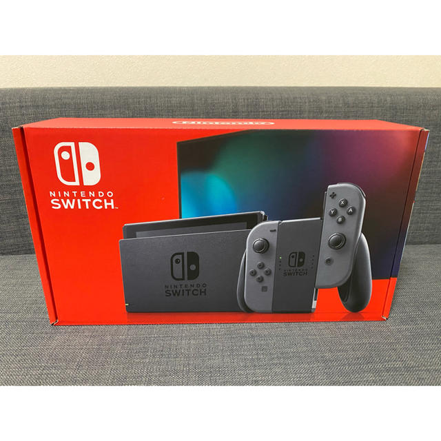 新型Nintendo Switch 本体　グレー(新品未開封)