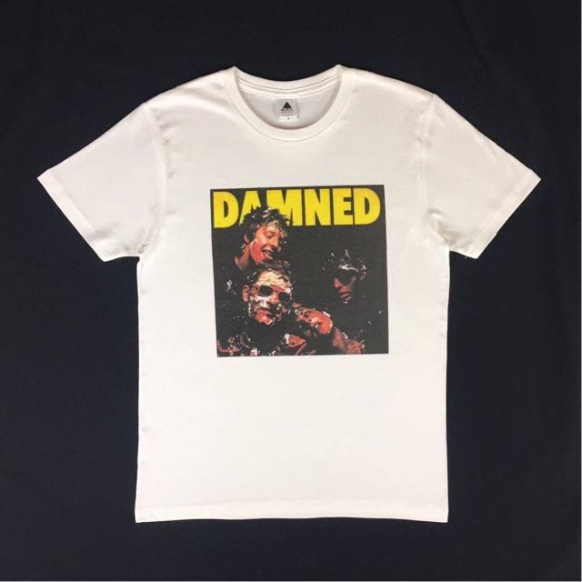 S/S 91年製 DAMNED ダムネッド chaserボディ バンド Tシャツ