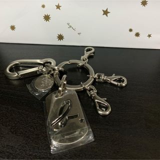 アニエスベー(agnes b.)のagnes b. ／シルバーキーリング／新品／未使用品／正規品(キーホルダー)