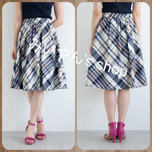 PROPORTION BODY DRESSING(プロポーションボディドレッシング)のプロポーションボディドレッシング◼️チェックスカート2 レディースのスカート(ひざ丈スカート)の商品写真