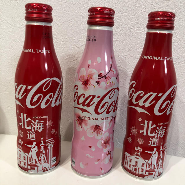 コカ・コーラ(コカコーラ)の限定コカコーラスリムボトル　北海道 食品/飲料/酒の飲料(ソフトドリンク)の商品写真