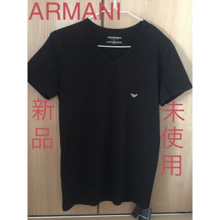 エンポリオアルマーニ(Emporio Armani)のARMANI  アルマーニ  tシャツ  黒(Tシャツ/カットソー(半袖/袖なし))