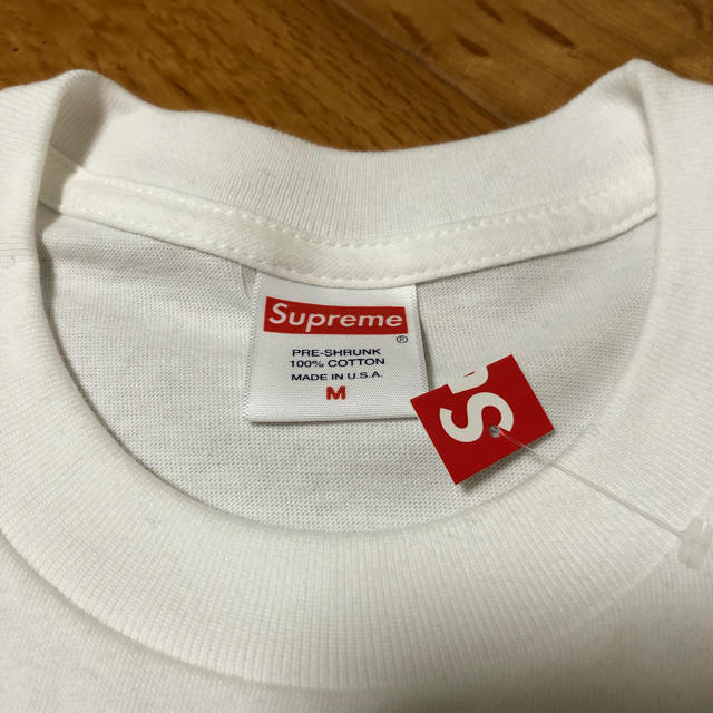 Supreme(シュプリーム)のSupreme Shop tee Tシャツ ホワイト M 20ss メンズのトップス(Tシャツ/カットソー(半袖/袖なし))の商品写真