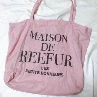 メゾンドリーファー(Maison de Reefur)のメゾンドリーファー ショップバッグ ピンク(ショップ袋)
