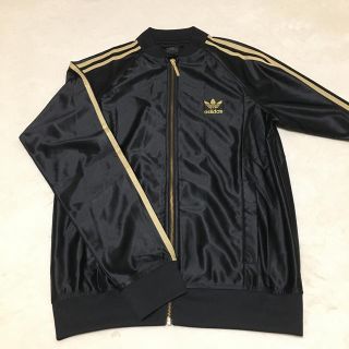 アディダス(adidas)の【お値下げ中！】【新品同様】Adidas ジャージ ゴールド　Mサイズ(ジャージ)