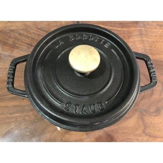 ストウブ(STAUB)のyuyu様専用☆staub ストウブ　16cm 旧型　1.4L ブラック(鍋/フライパン)