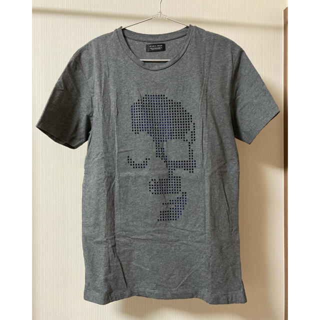 ZARA(ザラ)のZARA Tシャツ スカル メンズのトップス(Tシャツ/カットソー(半袖/袖なし))の商品写真