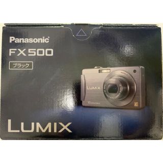 パナソニック(Panasonic)の【値下！　動作確認済】Panasonic　LUMIX FX500 黒(コンパクトデジタルカメラ)