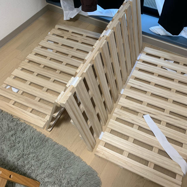 すのこベッド シングル ニトリ 折りたたみ 四つ折り けろ すのこベッド シングル ニトリ 折りたたみ 四つ折り けろ