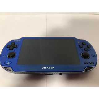 プレイステーションヴィータ(PlayStation Vita)のps vita サファイアブルー(携帯用ゲーム機本体)