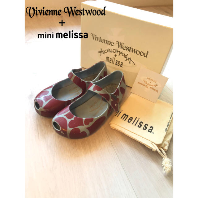 Vivienne Westwood(ヴィヴィアンウエストウッド)の【最終お値下げ(^^)】ビビアンウエストウッドミニメリッサ ラバーシューズ 子供 キッズ/ベビー/マタニティのキッズ靴/シューズ(15cm~)(その他)の商品写真