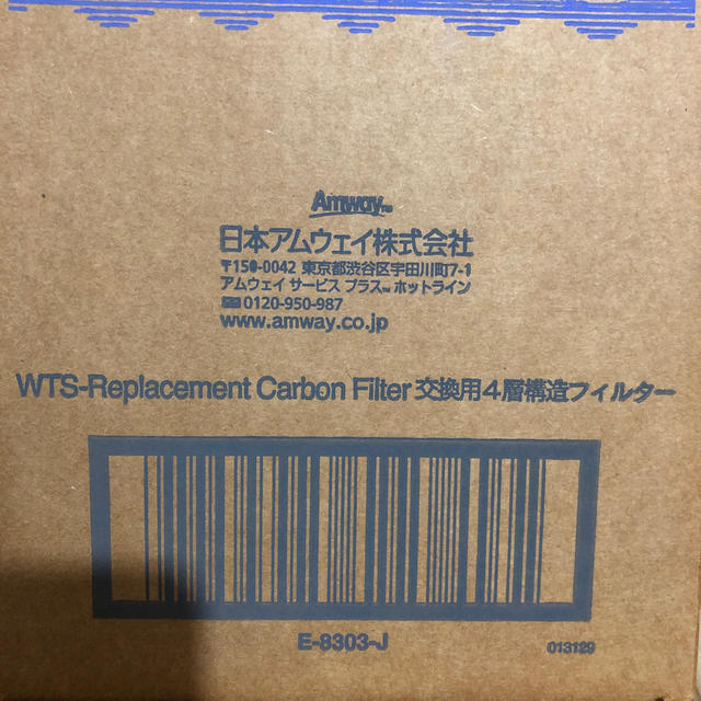 アムウェイ浄水器本体なし　交換用4層構造フィルター（E8303j）&紫外線ランプ 1