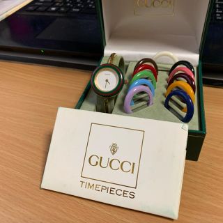 グッチ(Gucci)のGUCCI チェンジベゼル 時計(腕時計)