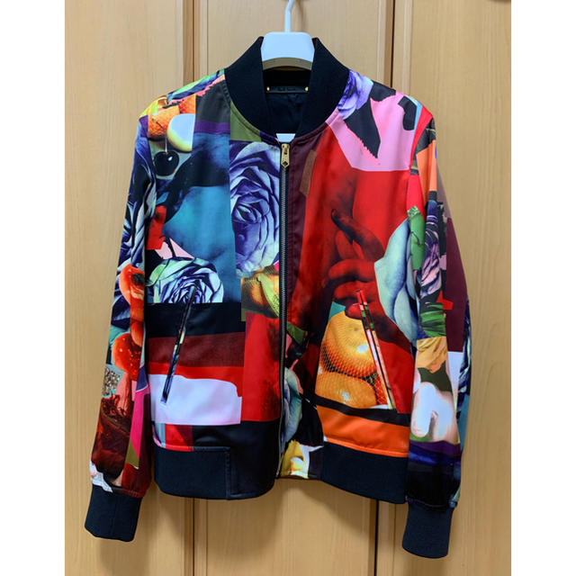 Paul Smith 18aw MA-1 Rose Collage 薔薇 S