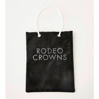 ロデオクラウンズワイドボウル(RODEO CROWNS WIDE BOWL)のロデオ★ ロデオ メッシュ トート/ブラック(トートバッグ)