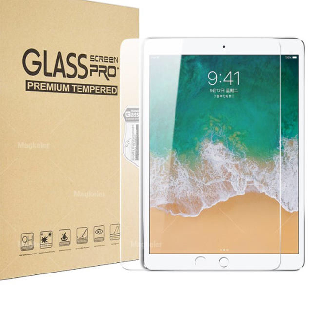 iPad(アイパッド)のiPad 9.7インチ 液晶 フィルム ガラスフィルム 保護フィルム 強化ガラス スマホ/家電/カメラのPC/タブレット(その他)の商品写真