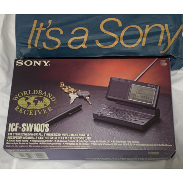 ★極美良品 SONY ICF-SW100S 付属品、箱有り