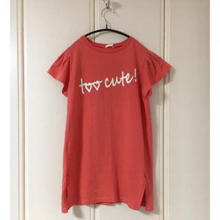 ジーユー(GU)のGU   チュニックワンピ  美品(Tシャツ/カットソー)