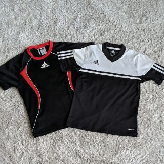 アディダス(adidas)の140 adidas  Tシャツ 半袖 2枚セットアディダス(Tシャツ/カットソー)