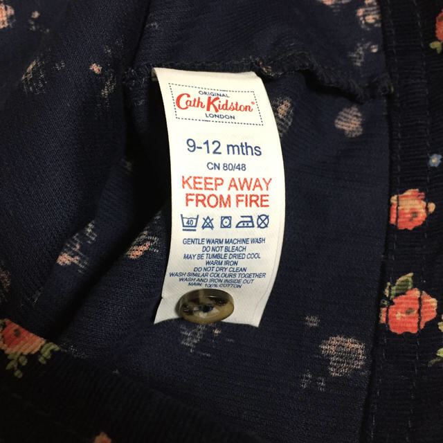 Cath Kidston(キャスキッドソン)のコーデュロイオーバーオールワンピース キッズ/ベビー/マタニティのベビー服(~85cm)(ワンピース)の商品写真