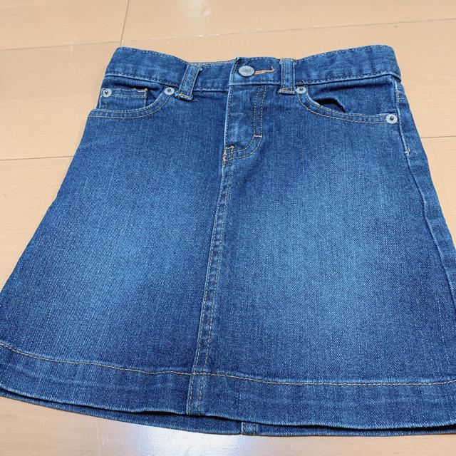 GAP ミニスカート　デニム キッズ/ベビー/マタニティのキッズ服女の子用(90cm~)(スカート)の商品写真