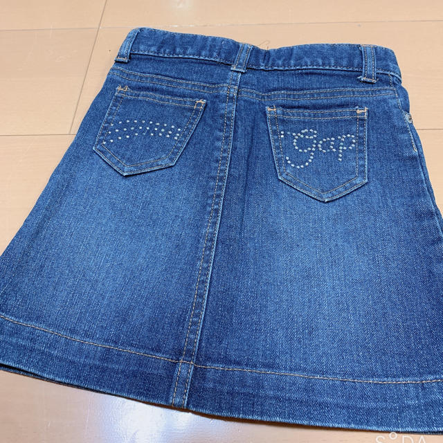 GAP ミニスカート　デニム キッズ/ベビー/マタニティのキッズ服女の子用(90cm~)(スカート)の商品写真