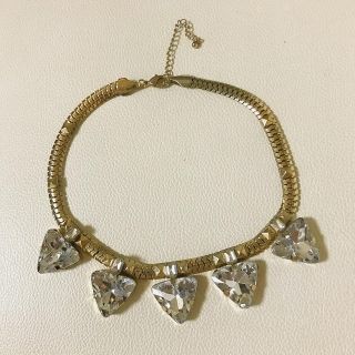 エイチアンドエム(H&M)のH&M エイチアンドエム　金色　ゴールド　三角　オシャレ　ネックレス(ネックレス)