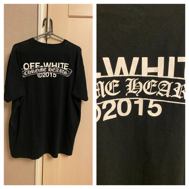 OFF-WHITE(オフホワイト)のchrome hearts ✖️ off-white 2015 Tシャツ XL メンズのトップス(Tシャツ/カットソー(半袖/袖なし))の商品写真