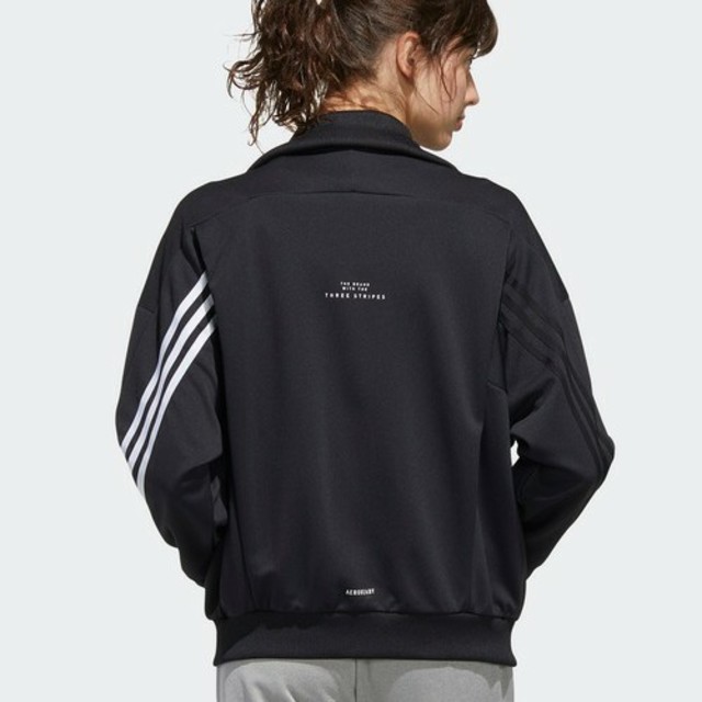 adidas(アディダス)のadidasフルジップジャケットXL スポーツ/アウトドアのトレーニング/エクササイズ(ウォーキング)の商品写真