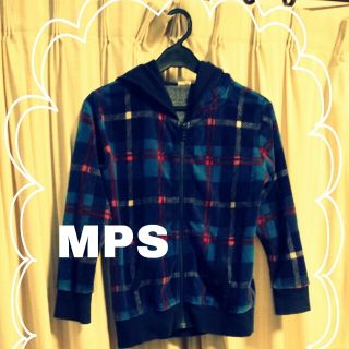 エムピーエス(MPS)のチェックパーカー☆130・110cm(その他)