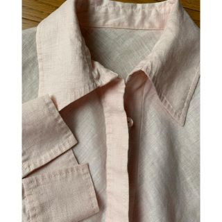 トラサルディ(Trussardi)のトラサルデイ　麻のシャツ👚(シャツ/ブラウス(長袖/七分))