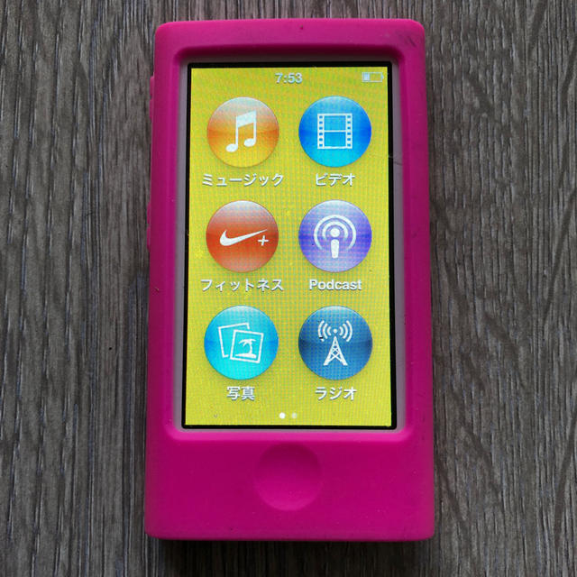 Apple(アップル)の【ジャンク】iPod nano 第7世代  スマホ/家電/カメラのオーディオ機器(ポータブルプレーヤー)の商品写真