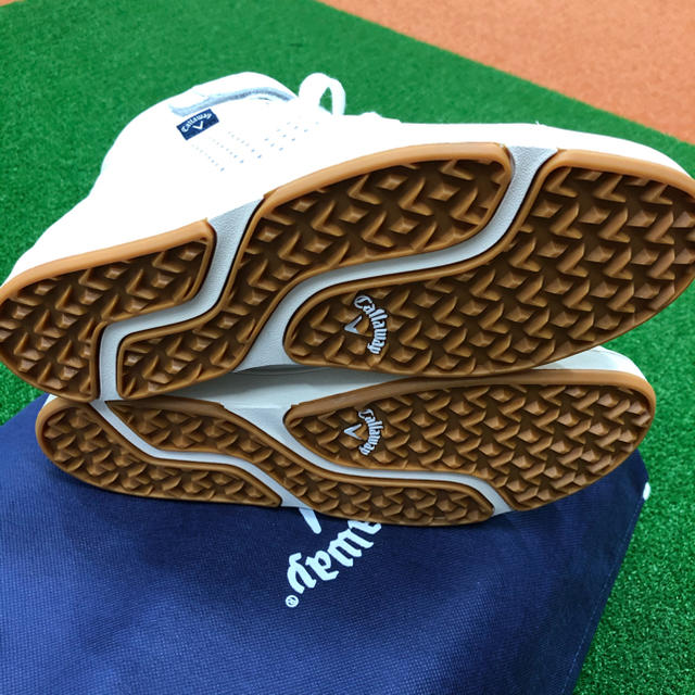 Callaway(キャロウェイ)の新品！キャロウェイ 本革ハイカットスパイクレスゴルフシューズ 25.0cm スポーツ/アウトドアのゴルフ(シューズ)の商品写真