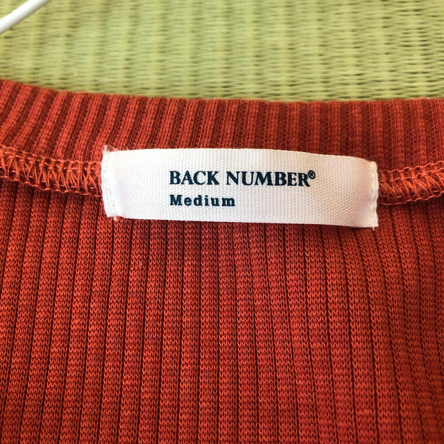 BACK NUMBER(バックナンバー)の半袖リブカットソー レディースのトップス(カットソー(半袖/袖なし))の商品写真