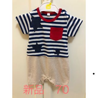 ベビーギャップ(babyGAP)のGAP カバーオール  半袖　70 2枚セット(カバーオール)