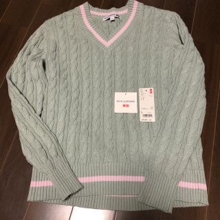 ユニクロ(UNIQLO)の今期　ユニクロ×イネス　クリケットVネックセーター(ニット/セーター)