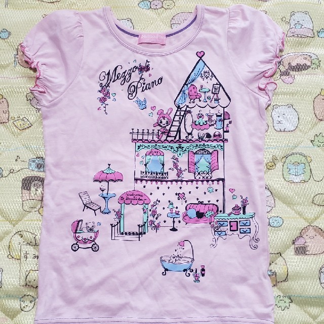 mezzo piano(メゾピアノ)のメゾピアノトップス140 キッズ/ベビー/マタニティのキッズ服女の子用(90cm~)(Tシャツ/カットソー)の商品写真