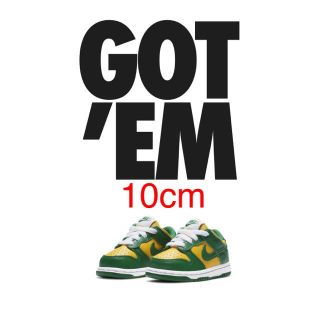 ナイキ(NIKE)のnike dunk low brazil sp td ベビー(スニーカー)