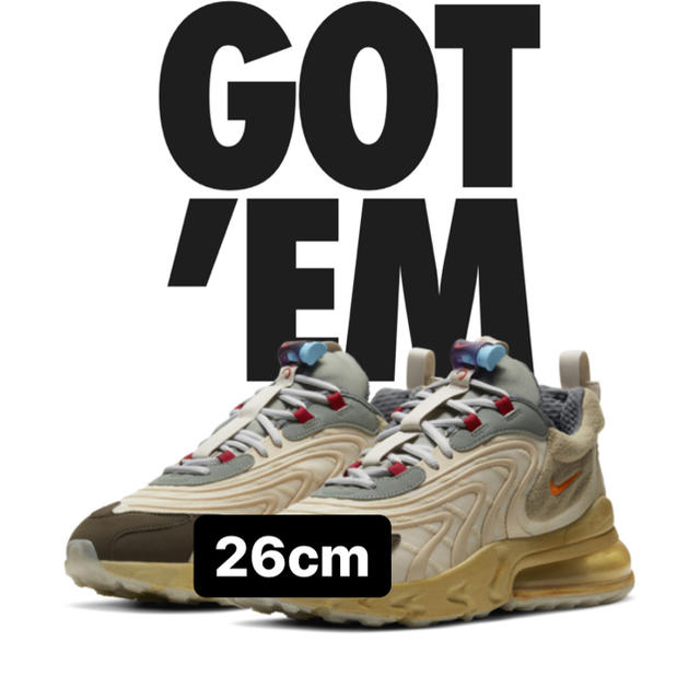 【激安セール】 NIKE - ナイキxトラヴィススコット エアマックス270 スニーカー 【激安セール】 NIKE - ナイキxトラヴィススコット エアマックス270 スニーカー