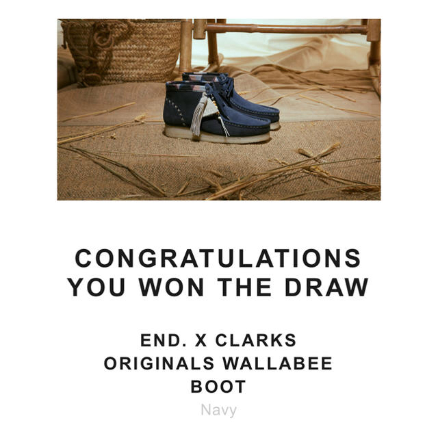 END. X CLARKS ORIGINALS WALLABEE BOOT