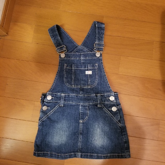 MPS(エムピーエス)のサロペットスカート　110 キッズ/ベビー/マタニティのキッズ服女の子用(90cm~)(スカート)の商品写真