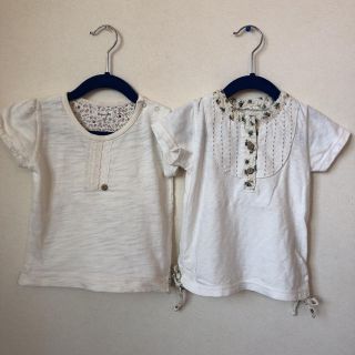 ビケット(Biquette)のビケット　夏服　半袖トップス　半袖　95cm (Tシャツ/カットソー)