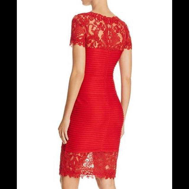 TADASHI SHOJI (ジャージーワンピース赤PS) - 1