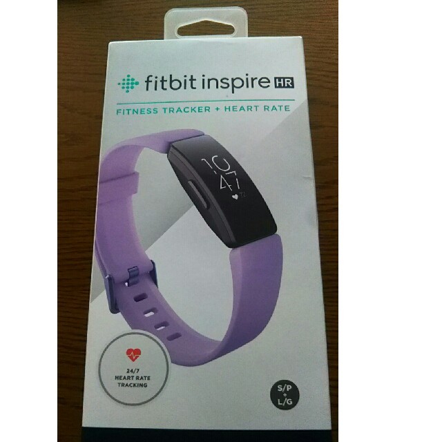 【新品未開封】Fitbit Inspire HR  ライラックトレーニング/エクササイズ
