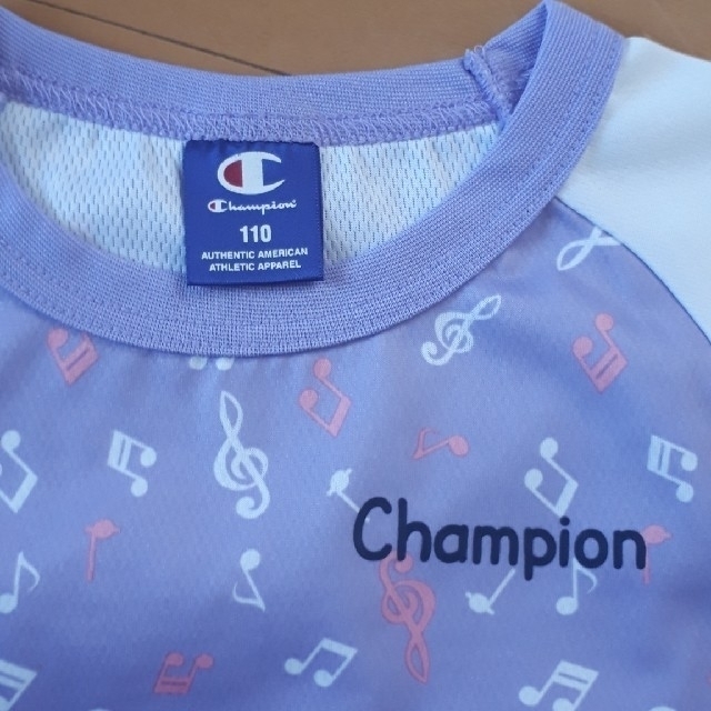 Champion(チャンピオン)のChampion　半袖ジャージ　110 キッズ/ベビー/マタニティのキッズ服女の子用(90cm~)(その他)の商品写真