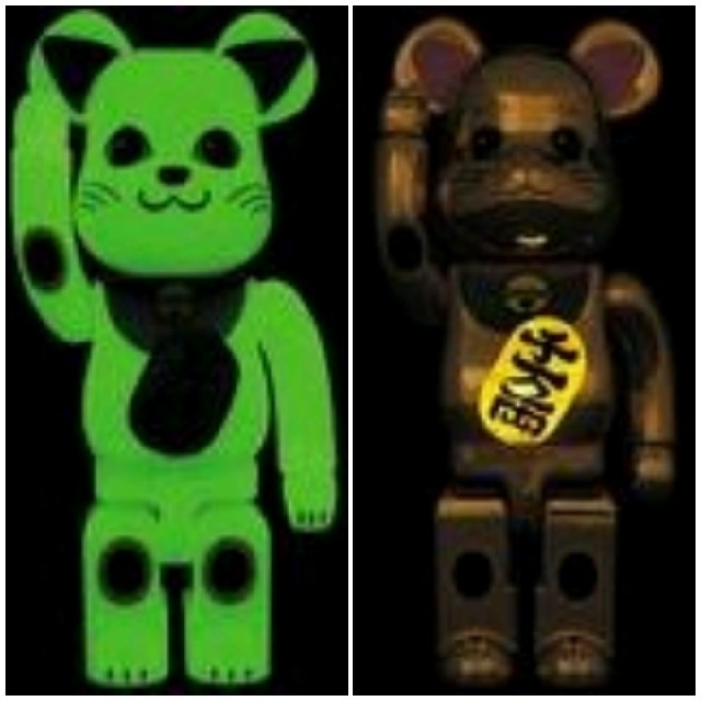 BE@RBRICK 招き猫 昇運 蓄光 400％